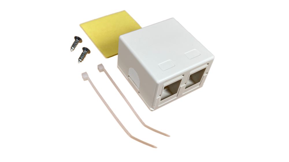 Boitier Keystone 2 ports